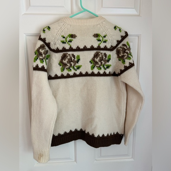 Vintage White Stag Floral Cardigan - Picture 2 of 14